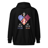 Veterinary Medicine - In it of the outcome not for the income Gildan Heavy Blend Adult Zip Hoodie-Unisex Zip Hoodie | Gildan 18600-I love Veterinary