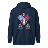 Veterinary Medicine - In it of the outcome not for the income Gildan Heavy Blend Adult Zip Hoodie-Unisex Zip Hoodie | Gildan 18600-I love Veterinary