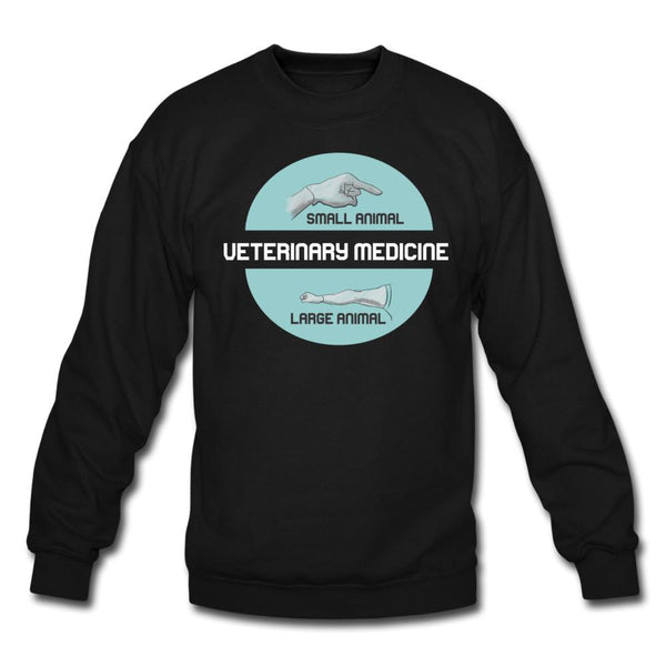 Veterinary Medicine - Small & Big animal Crewneck Sweatshirt-Unisex Crewneck Sweatshirt | Gildan 18000-I love Veterinary