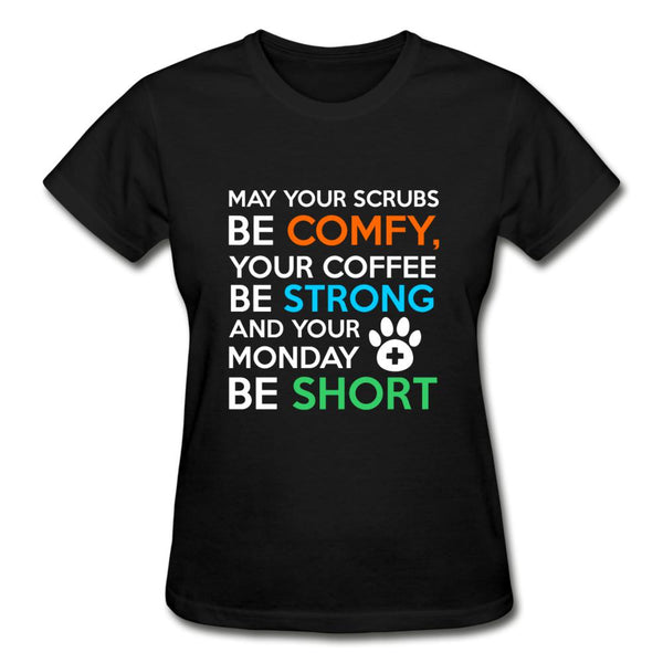 Veterinary Monday Prayer Gildan Ultra Cotton Ladies T-Shirt-Ultra Cotton Ladies T-Shirt | Gildan G200L-I love Veterinary