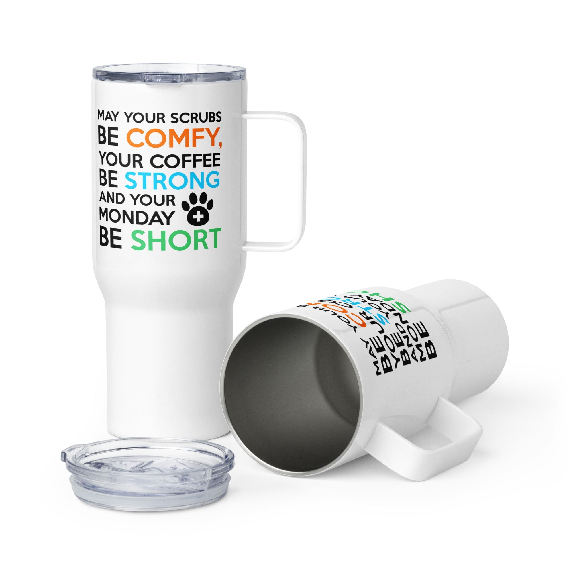 Veterinary Monday Prayer 14oz Travel Mug – I love Veterinary