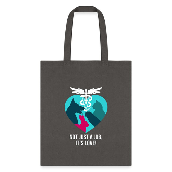 Veterinary - Not just a job, it's love Cotton Tote Bag-Tote Bag | Q-Tees Q800-I love Veterinary