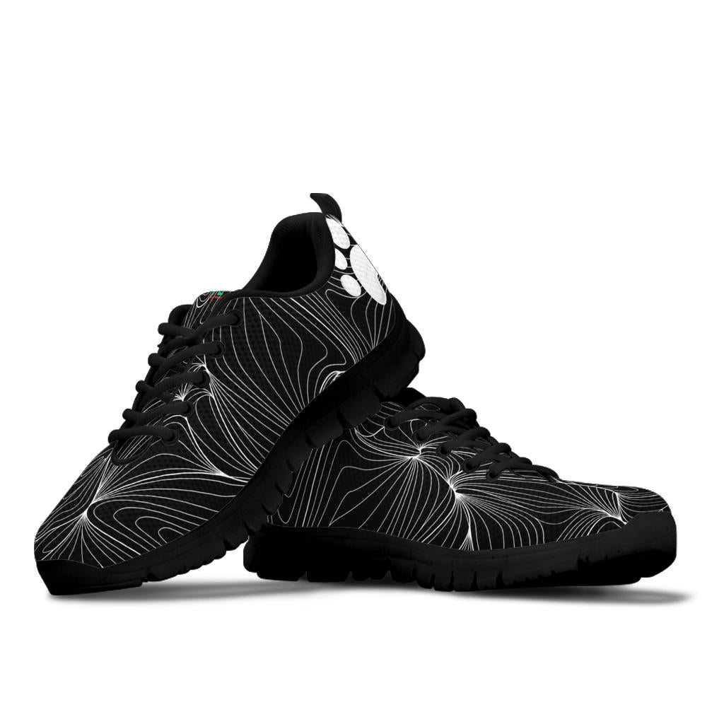 Web with Pawprints on heel - Women's Sneakers-Sneakers-I love Veterinary