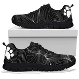 Web with Pawprints on heel - Women's Sneakers-Sneakers-I love Veterinary