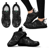 Web with Pawprints on heel - Women's Sneakers-Sneakers-I love Veterinary