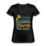 Vet Assistant our patients are cuter than yours Our patients are cuter than yours Women's V-Neck T-Shirt-Women's T-Shirt | Fruit of the Loom L3930R-I love Veterinary
