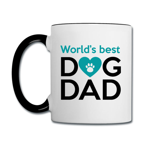 World's best dog dad Contrast Coffee Mug-Contrast Coffee Mug | BestSub B11TAA-I love Veterinary