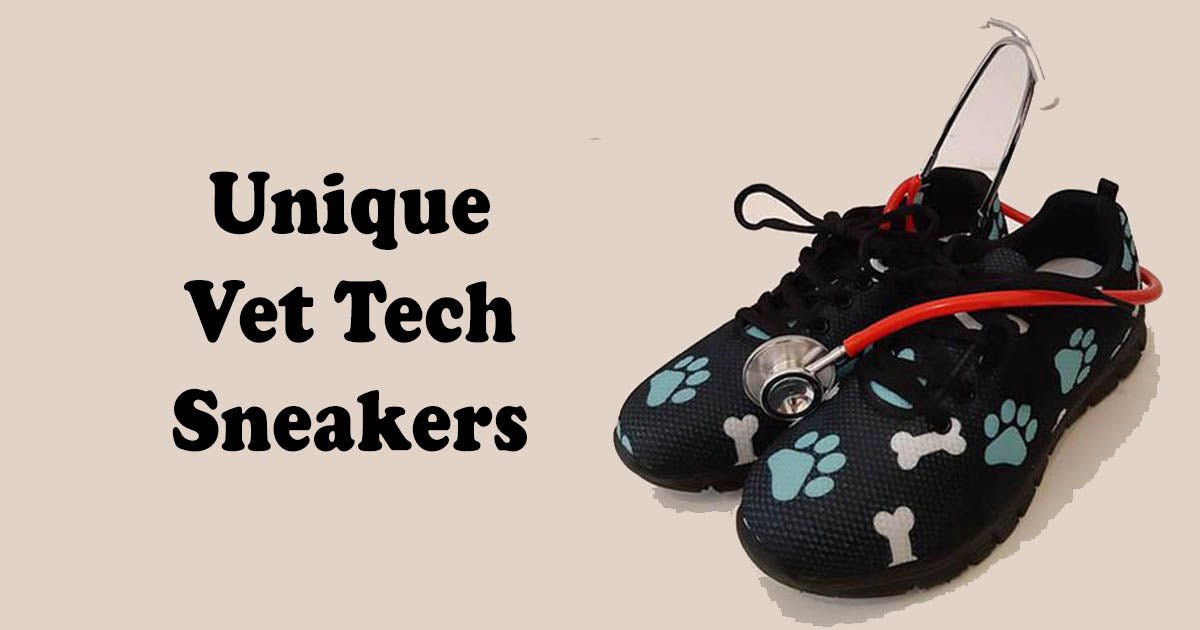 Unique Vet Tech Sneakers - I love Veterinary