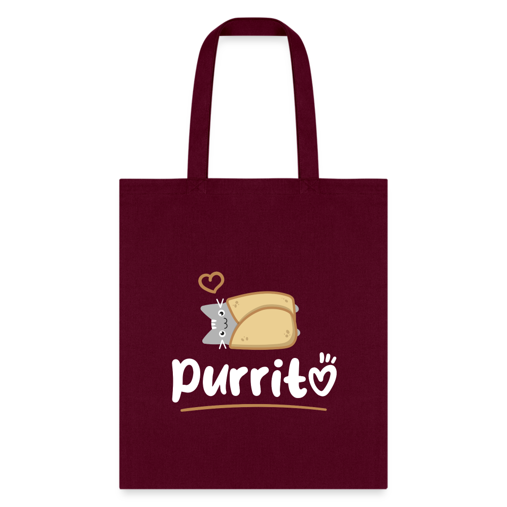 Purritto Tote Bag-Tote Bag | Q-Tees Q800-I love Veterinary