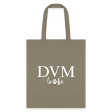 DVM to be Cotton Tote Bag-Tote Bag | Q-Tees Q800-I love Veterinary
