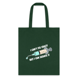 I can't fix crazy but I can sedate it Cotton Tote Bag-Tote Bag | Q-Tees Q800-I love Veterinary