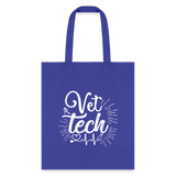 Vet Tech Stethoscope Pulse Tote Bag-Tote Bag | Q-Tees Q800-I love Veterinary