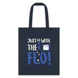 Just go with the Flo! Tote Bag-Tote Bag | Q-Tees Q800-I love Veterinary