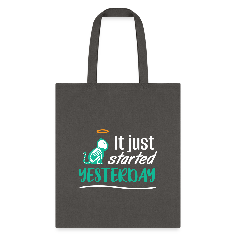 It just started yesterday Tote Bag-Tote Bag | Q-Tees Q800-I love Veterinary