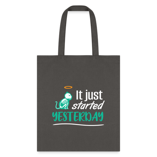 It just started yesterday Tote Bag-Tote Bag | Q-Tees Q800-I love Veterinary