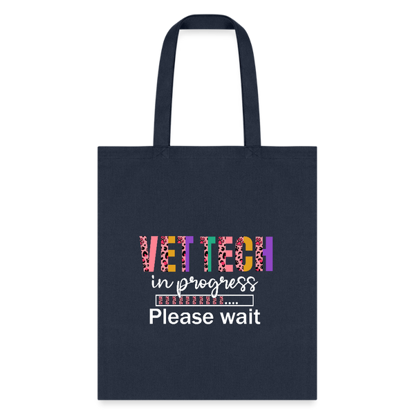 Vet Tech in Progress... Tote Bag-Tote Bag | Q-Tees Q800-I love Veterinary