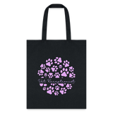 Vet Receptionist circle paws pattern Tote Bag
