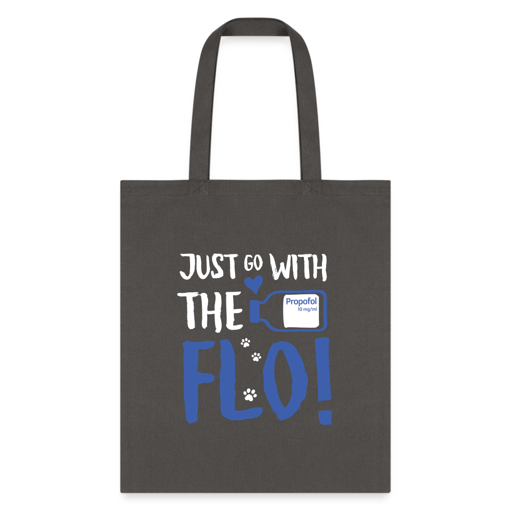 Just go with the Flo! Tote Bag-Tote Bag | Q-Tees Q800-I love Veterinary