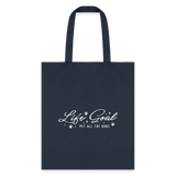 Pet All The Dogs Tote Bag-Tote Bag | Q-Tees Q800-I love Veterinary