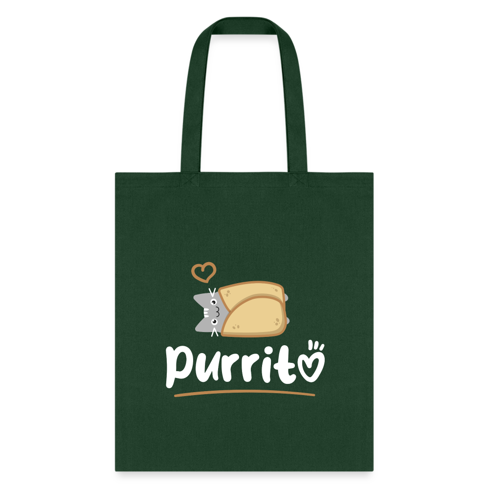 Purritto Tote Bag-Tote Bag | Q-Tees Q800-I love Veterinary