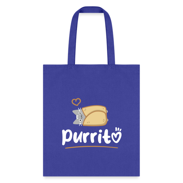 Purritto Tote Bag-Tote Bag | Q-Tees Q800-I love Veterinary