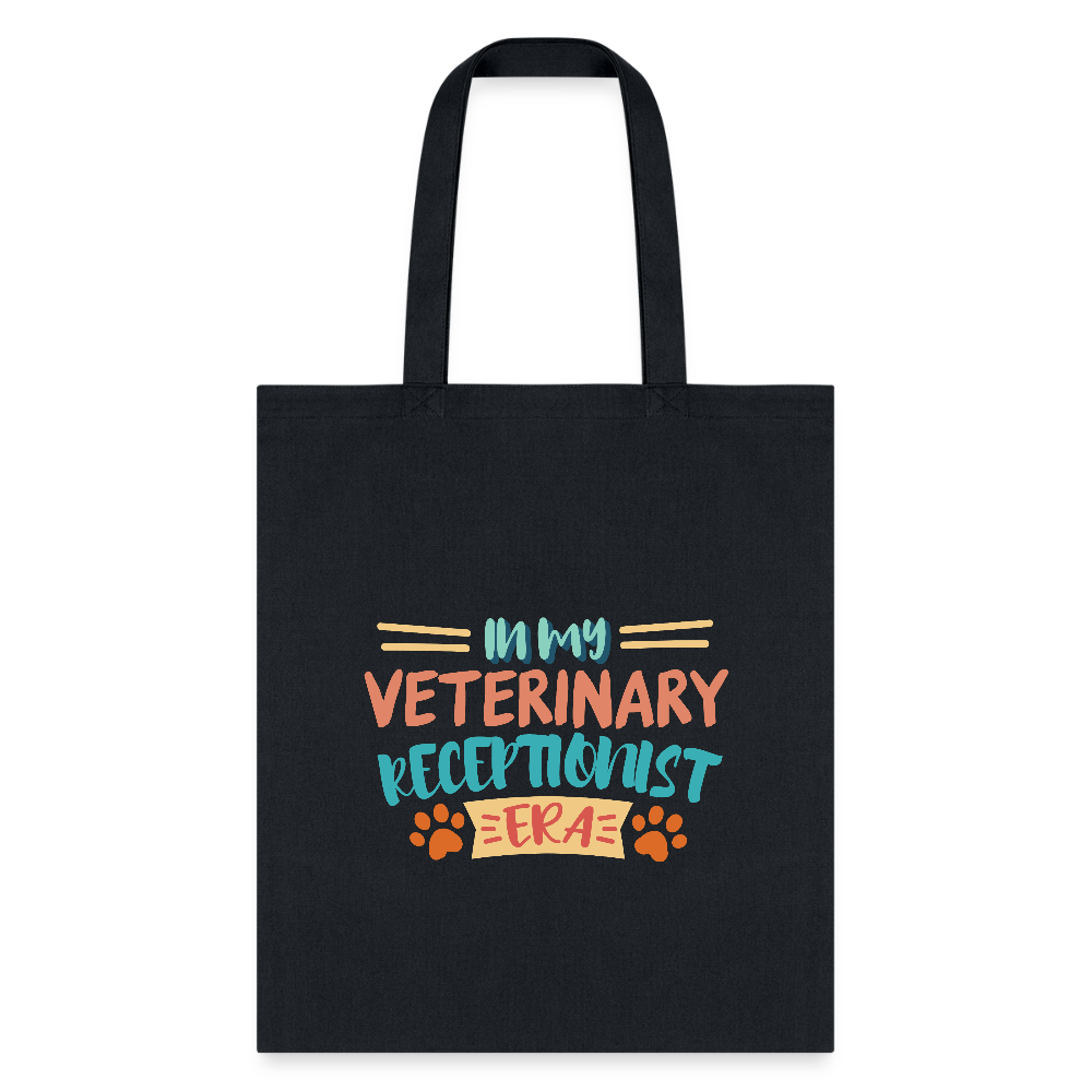 Veterinary receptionist ERA Cotton Tote Bag-Tote Bag | Q-Tees Q800-I love Veterinary