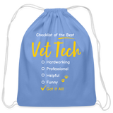 Checklist of the best Vet Tech Drawstring Bag-Cotton Drawstring Bag | Q-Tees Q4500-I love Veterinary