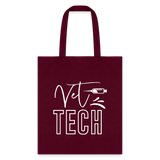 Vet Tech Needle Tote Bag-Tote Bag | Q-Tees Q800-I love Veterinary