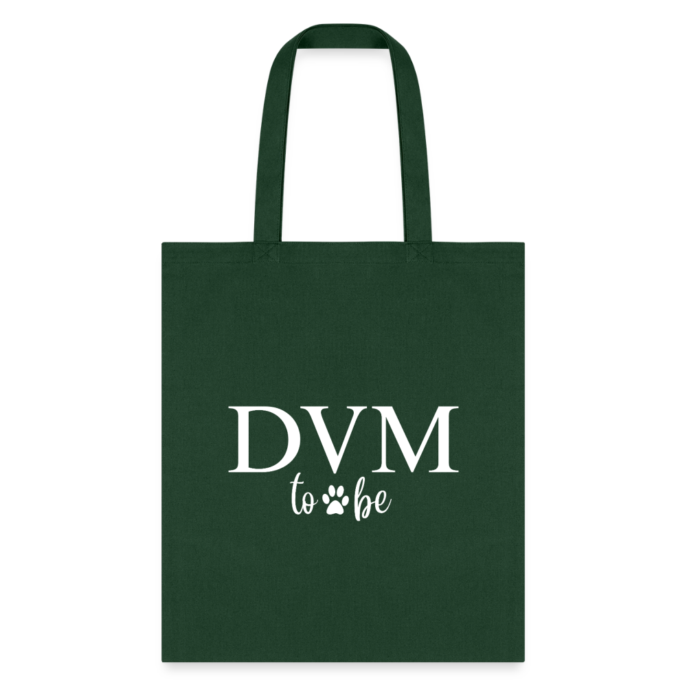 DVM to be Cotton Tote Bag-Tote Bag | Q-Tees Q800-I love Veterinary