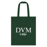 DVM to be Cotton Tote Bag-Tote Bag | Q-Tees Q800-I love Veterinary