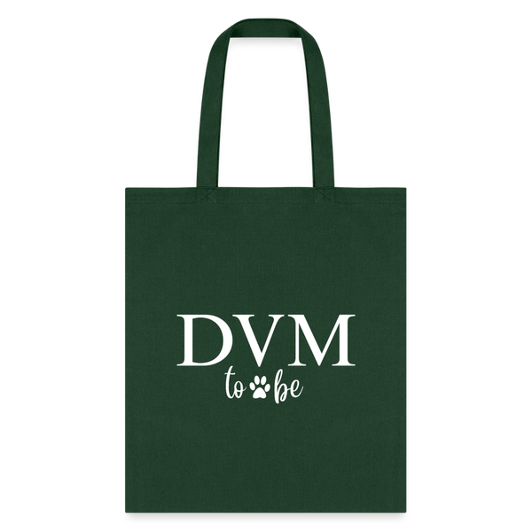 DVM to be Cotton Tote Bag-Tote Bag | Q-Tees Q800-I love Veterinary