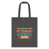 Veterinary receptionist ERA Cotton Tote Bag-Tote Bag | Q-Tees Q800-I love Veterinary