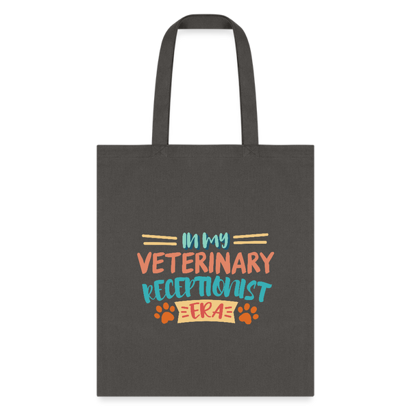 Veterinary receptionist ERA Cotton Tote Bag-Tote Bag | Q-Tees Q800-I love Veterinary