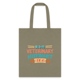 Veterinary receptionist ERA Cotton Tote Bag-Tote Bag | Q-Tees Q800-I love Veterinary