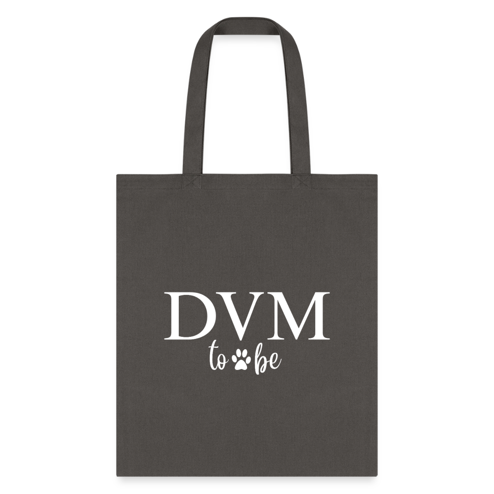 DVM to be Cotton Tote Bag-Tote Bag | Q-Tees Q800-I love Veterinary
