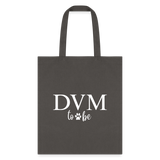 DVM to be Cotton Tote Bag-Tote Bag | Q-Tees Q800-I love Veterinary