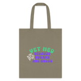 Vet Med because humans are gross Cotton Tote Bag-Tote Bag | Q-Tees Q800-I love Veterinary