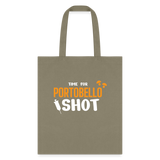 Time for Portobello shot Tote Bag-Tote Bag | Q-Tees Q800-I love Veterinary