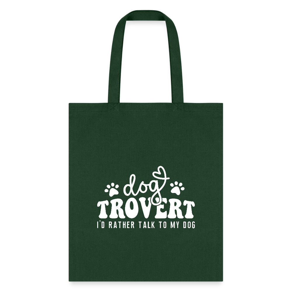 I'd rather talk to my Dog Tote Bag-Tote Bag | Q-Tees Q800-I love Veterinary