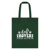 I'd rather talk to my Dog Tote Bag-Tote Bag | Q-Tees Q800-I love Veterinary