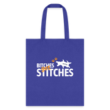 Bitches get stiches Tote Bag-Tote Bag | Q-Tees Q800-I love Veterinary