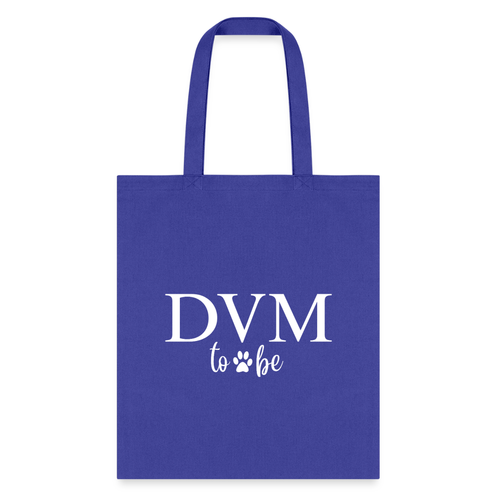 DVM to be Cotton Tote Bag-Tote Bag | Q-Tees Q800-I love Veterinary
