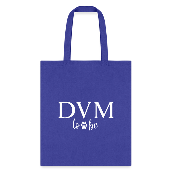 DVM to be Cotton Tote Bag-Tote Bag | Q-Tees Q800-I love Veterinary
