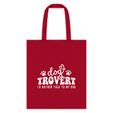 I'd rather talk to my Dog Tote Bag-Tote Bag | Q-Tees Q800-I love Veterinary
