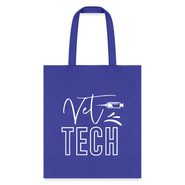 Vet Tech Needle Tote Bag-Tote Bag | Q-Tees Q800-I love Veterinary