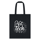 Vet Tech Stethoscope Pulse Tote Bag-Tote Bag | Q-Tees Q800-I love Veterinary