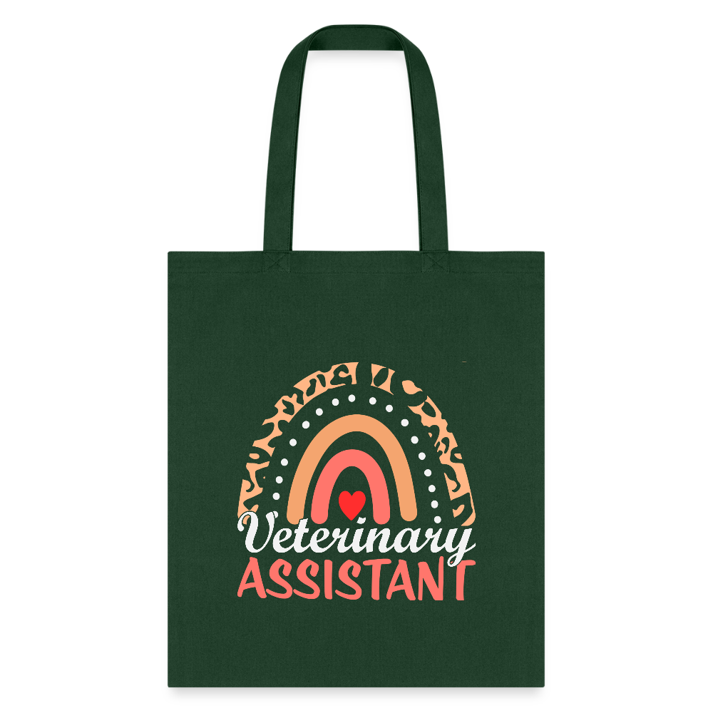 Veterinary Assistant Heart Tote Bag-Tote Bag | Q-Tees Q800-I love Veterinary