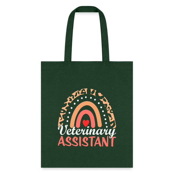 Veterinary Assistant Heart Tote Bag-Tote Bag | Q-Tees Q800-I love Veterinary