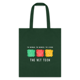 The woman, the wonder, the legend - the Vet Tech Cotton Tote Bag-Tote Bag | Q-Tees Q800-I love Veterinary