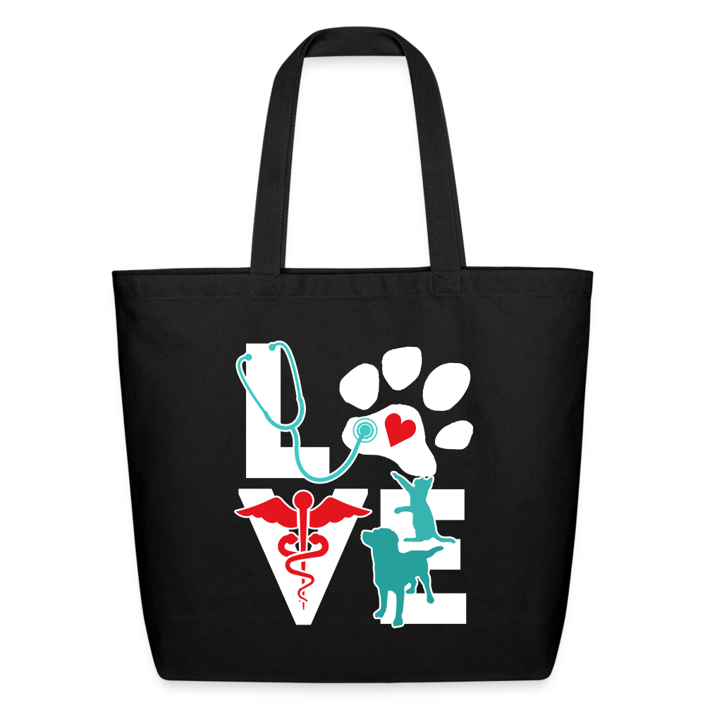 Love Veterinary cat and dog Eco-Friendly Cotton Tote-Eco-Friendly Cotton Tote-I love Veterinary